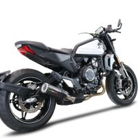 Scarico GPR compatibile con  Cf Moto 700 CL-X Adv 2022-2024, M3 Poppy , Scarico omologato, silenziatore con db killer estraibile e raccordo specifico