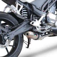 GPR exhaust compatible with  Cf Moto 300 NK 2022-2024, Deeptone Inox, Racing full system exhaust, including removable db killer 