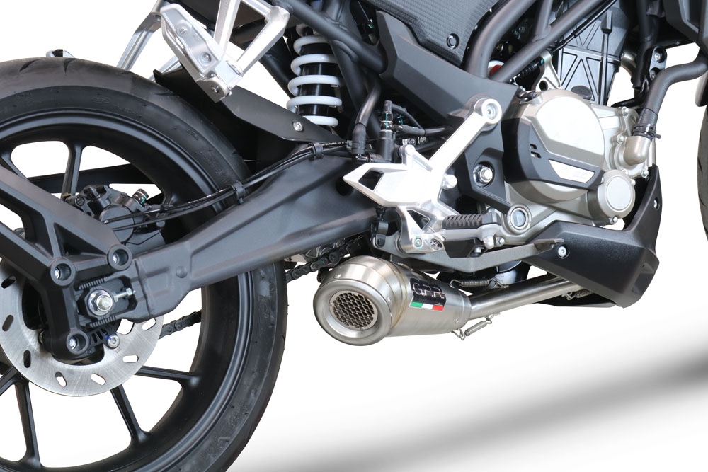 GPR exhaust compatible with  Cf Moto 300 NK 2022-2024, Powercone Evo, Racing full system exhaust, including removable db killer 