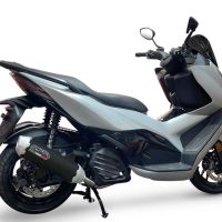 Scarico GPR compatibile con  Zontes E 125 2023-2024, Pentascooter, Scarico completo omologato,fornito con db killer estraibile,catalizzatore e collettore