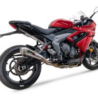 GPR exhaust compatible with  Triumph Daytona 660 2023-2025, Powercone Evo, Racing full system exhaust, including removable db killer 