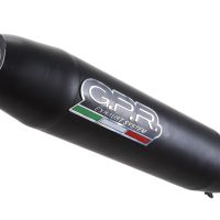 Scarico GPR compatibile con  Royal Enfield Classic 350 2021-2023, Deeptone Nero, Terminale di scarico omologato, fornito con db killer estraibile, catalizzatore e raccordo specifico