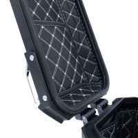 GPR TECH compatible with  GPR TECH Pair of side cases aluminum made with contoured right side, black color with specific pannier holder Pair of side cases aluminum made with contoured right side, black color with specific pannier holder Capacity 38 LT. + 