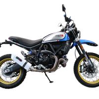 Scarico GPR compatibile con  Ducati Scrambler 800 Nightshift 2021-2022, Albus Evo4, Terminale di scarico omologato, fornito con db killer estraibile, catalizzatore e raccordo specifico