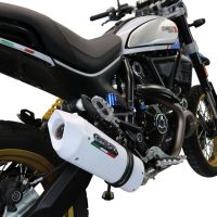 Scarico GPR compatibile con  Ducati Scrambler 800 Nightshift 2021-2022, Albus Evo4, Terminale di scarico omologato, fornito con db killer estraibile, catalizzatore e raccordo specifico
