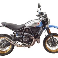 Scarico GPR compatibile con  Ducati Scrambler 800 Urban Motard 2021-2023, Deeptone Inox, Terminale di scarico omologato,fornito con db killer estraibile,catalizzatore e collettore