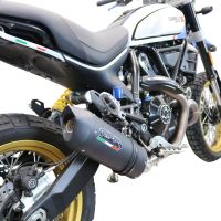 Scarico GPR compatibile con  Ducati Scrambler 800 Icon -Icon Dark 2021-2022, Furore Evo4 Nero, Terminale di scarico omologato,fornito con db killer estraibile,catalizzatore e collettore