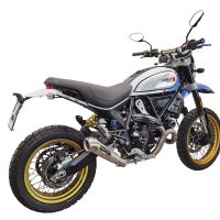 GPR exhaust compatible with  Ducati Scrambler 800 Icon -Icon Dark 2021-2022, Powercone Evo, Homologated legal slip-on exhaust including removable db killer, link pipe and catalyst 