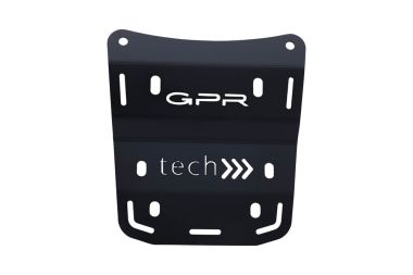 GPR TECH compatible with  GPR TECH Specific fitting plate Top Case ALPITECH 35>55 LT Specific fitting plate Top Case ALPITECH 35>55 LT compatible with original luggage rack,stainless steel made with 4 anchor points
