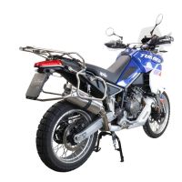 GPR exhaust compatible with  Bmw R 1200 Gs -Adventure 2010-2012, Dual Inox, Homologated legal slip-on exhaust including removable db killer and link pipe 