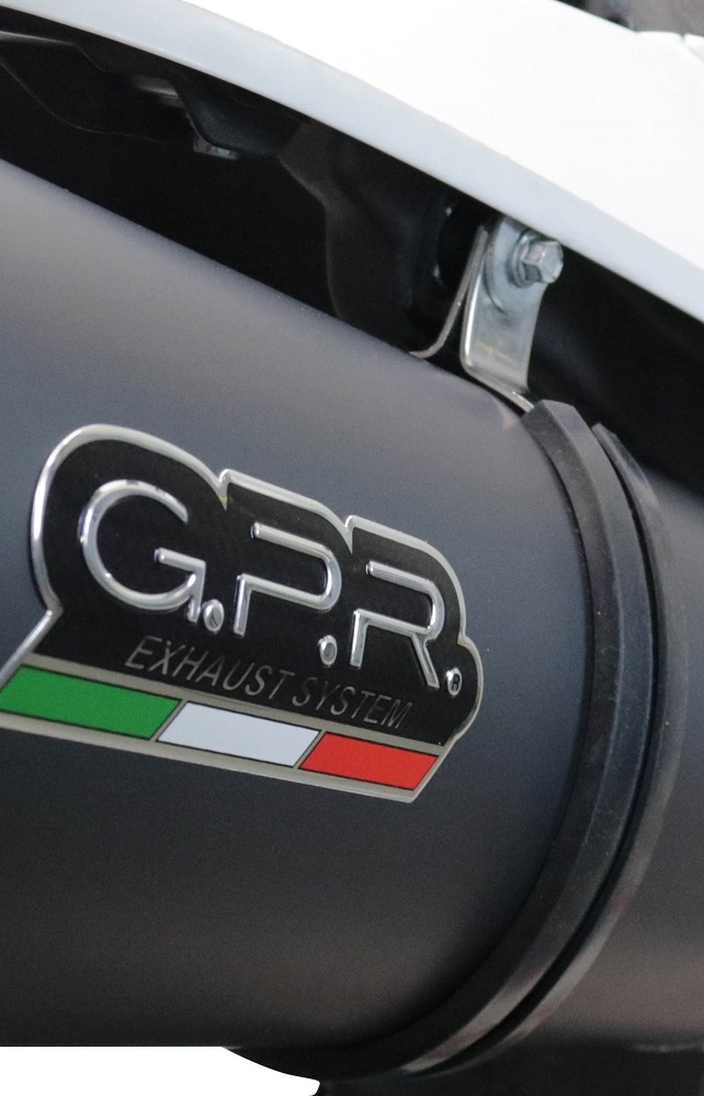 GPR exhaust compatible with  Beta RR 125 4T Enduro 2019-2020, Albus Evo4, Homologated legal slip-on exhaust including removable db killer, link pipe and catalyst 