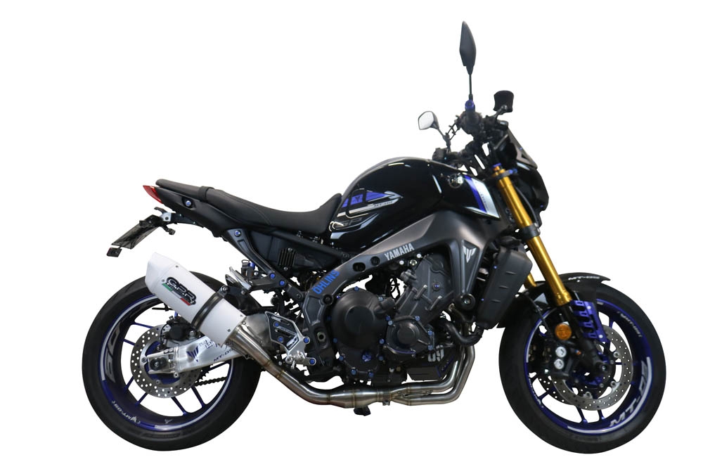 GPR exhaust compatible with  Yamaha Mt-09 2021-2023, Albus Evo4, Homologated legal full system exhaust, including removable db killer and catalyst 