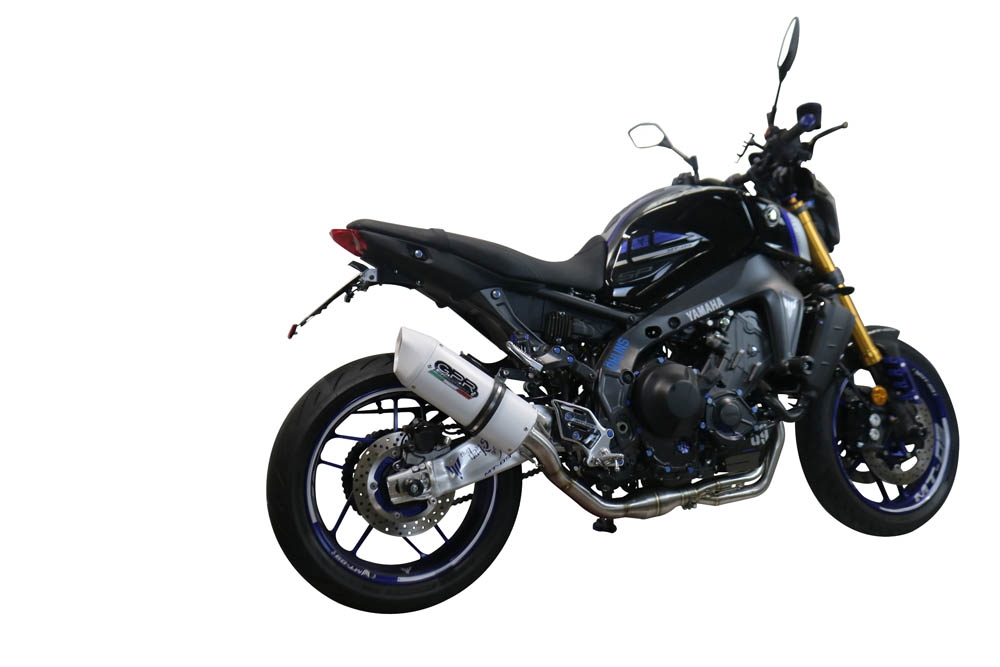 GPR exhaust compatible with  Yamaha Mt-09 2021-2023, Albus Evo4, Homologated legal full system exhaust, including removable db killer and catalyst 
