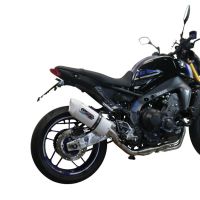 GPR exhaust compatible with  Yamaha Mt-09 2021-2023, Albus Evo4, Homologated legal full system exhaust, including removable db killer and catalyst 