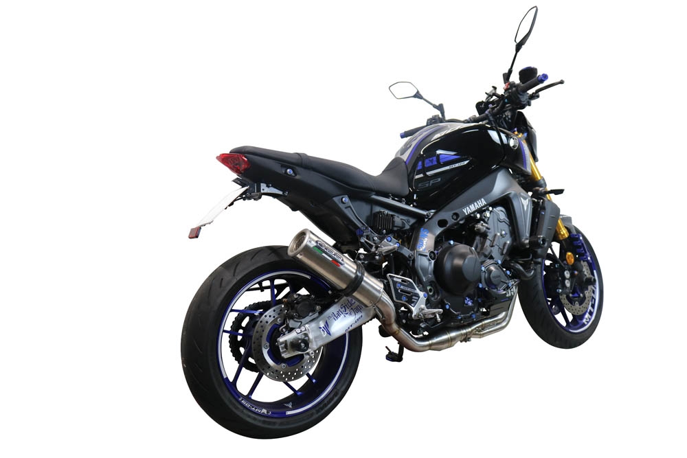 GPR exhaust compatible with  Yamaha Mt-09 2021-2023, M3 Inox , Homologated legal full system exhaust, including removable db killer and catalyst 