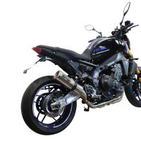 GPR exhaust compatible with  Yamaha Mt-09 2021-2023, M3 Inox , Homologated legal full system exhaust, including removable db killer and catalyst 
