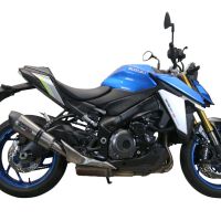 Scarico GPR compatibile con  Suzuki Gsx-S 1000 GX 2024-2025, New Grand Prix Evo Titanium, Scarico omologato, silenziatore con db killer estraibile e raccordo specifico