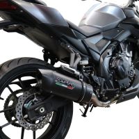 GPR exhaust compatible with  Voge 500R 2021-2024, Furore Nero, Racing slip-on exhaust including link pipe 