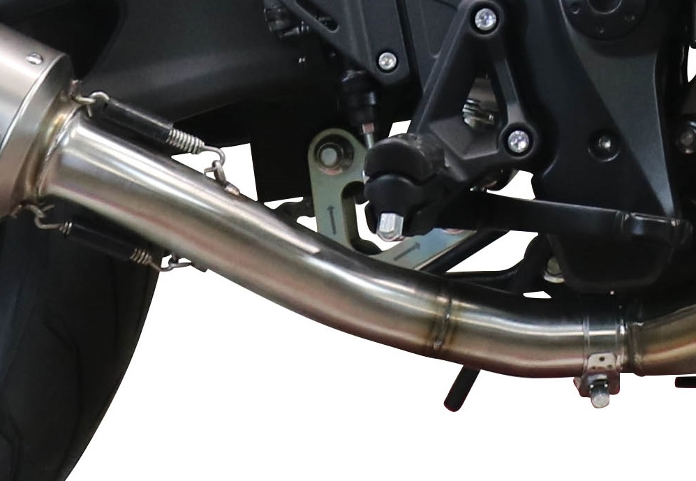 Scarico GPR compatibile con  Voge 500R 2021-2024, Furore Evo4 Poppy, Scarico omologato, silenziatore con db killer estraibile e raccordo specifico