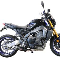 Scarico GPR compatibile con  Yamaha XSR900 2022-2024, M3 Black Titanium, Scarico completo racing, fornito con db killer estraibile e collettore, non legale per uso stradale