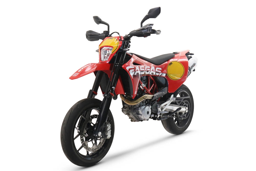 Scarico GPR compatibile con  Gas Gas ES 700 2023-2024, Albus Evo4, Terminale di scarico omologato, fornito con db killer estraibile, catalizzatore e raccordo specifico