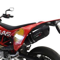 Scarico GPR compatibile con  Gas Gas SM 700 2023-2024, Furore Evo4 Nero, Terminale di scarico omologato, fornito con db killer estraibile, catalizzatore e raccordo specifico