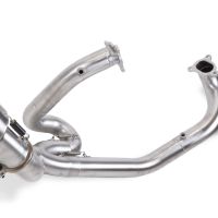 GPR exhaust compatible with  Ktm Lc8 950 Adventure - S  2003-2007, Dual Poppy, Homologated legal full system exhaust, including removable db killer 