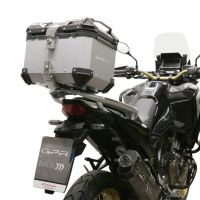 Top case GPR TECH compatible with  GPR TECH TOP CASE ALPI-TECH 35 LT. SILVER Bauletto top case in alluminio, colore argento con piastra specifica