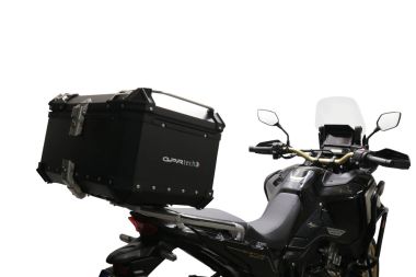 Top case GPR TECH compatible with  GPR TECH TOP CASE ALPI-TECH 35 LT. BLACK Bauletto top case in alluminio, colore nero con piastra specifica