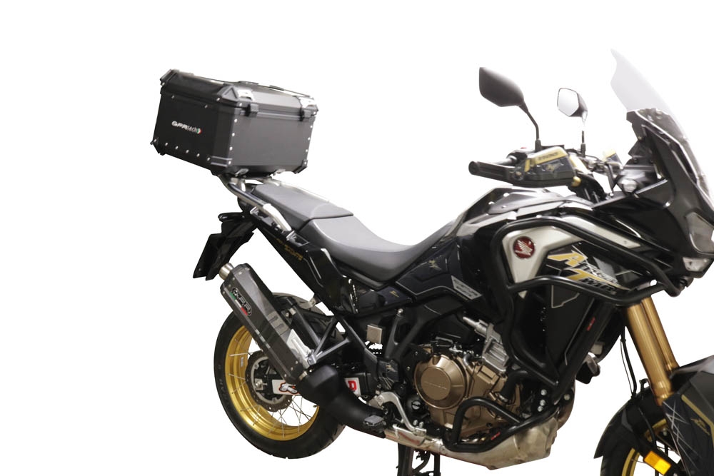 Top case GPR TECH compatible with  GPR TECH TOP CASE ALPI-TECH 35 LT. BLACK Bauletto top case in alluminio, colore nero con piastra specifica