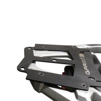 Top case GPR TECH compatible with  GPR TECH Top case in aluminum, black silver color with specific plate included Top case in aluminum, black silver color with specific plate included Capacity 45 LT.