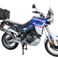 TOP CASE - BAULETTO GPR TECH COMPATABILE CON Aprilia Tuareg 660 2021/2024 e5 GPR TECH BAULETTO TOP CASE ALPI-TECH 55 LT COLORE NERO CON PIASTRA SPECIFICA 