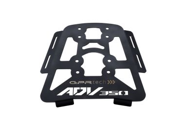 GPR TECH compatible with  GPR TECH SPECIFIC TITANIUM PLATE TOP CASE-ALPITECH 35 LT SPECIFIC TITANIUM PLATE TOP CASE-ALPITECH 35 LT compatible with original luggage rack,titanium made with 4 anchor points