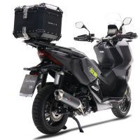 GPR exhaust compatible with  Honda Adv 350 2022-2024, Pentascooter, Homologated legal slip-on exhaust system, including removable db killer and catalyst 