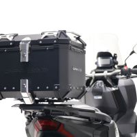 Top case GPR TECH compatible with  GPR TECH Top case in aluminum, black silver color with specific plate included Top case in aluminum, black silver color with specific plate included Capacity 35 LT.