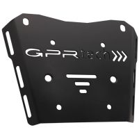 Top case GPR TECH compatible with  GPR TECH Top case in aluminum, black silver color with specific plate included Top case in aluminum, black silver color with specific plate included Capacity 55 LT.
