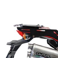 Top case GPR TECH compatible with  GPR TECH Top case in aluminum, black color including, roof rack and specific plate Top case in aluminum, black color including, roof rack and specific plate Capacity 45 LT.