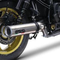 Scarico GPR compatibile con  Honda Cmx 1100 Rebel 2021-2024, M3 Inox , Scarico omologato, silenziatore con db killer estraibile e raccordo specifico