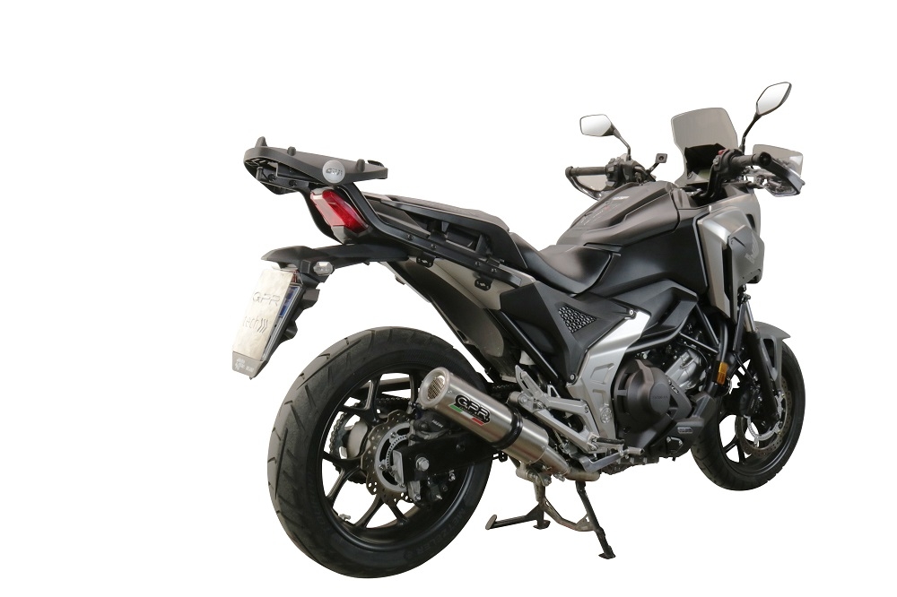 Scarico GPR compatibile con  Honda Nc 750 X - S Dct  2021-2023, M3 Inox , Scarico omologato, silenziatore con db killer estraibile e raccordo specifico