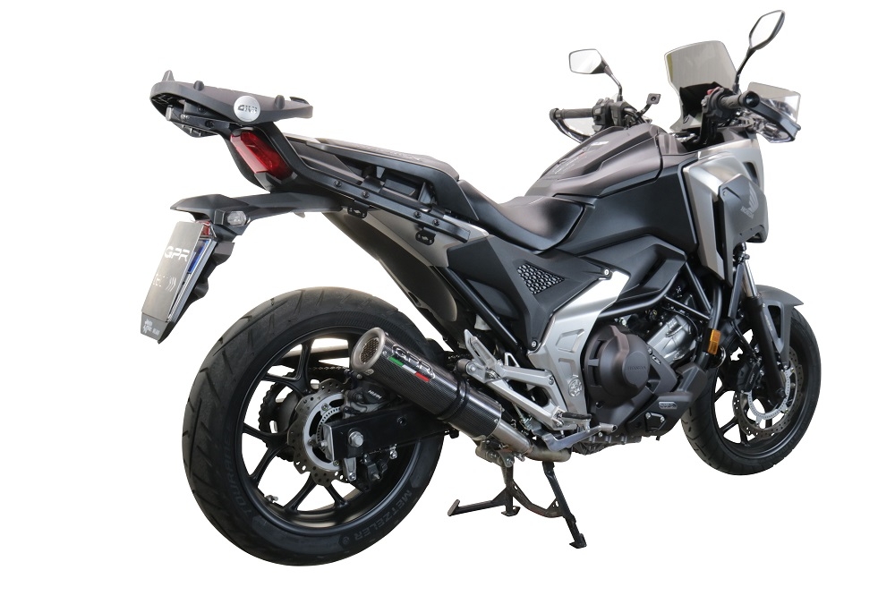 GPR escape compatível com  Honda Nc 750 X - S Dct  2014-2015, M3 Inox , Escape legal, homologado, silenciador com db killer removível e tubo de ligação específico 