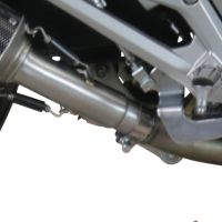 Scarico GPR compatibile con  Honda Nc 750 X - S Dct  2014-2015, Ghisa , Scarico omologato, silenziatore con db killer estraibile e raccordo specifico