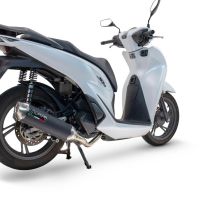 Scarico GPR compatibile con  Honda SH 150 2024-2025, Pentascooter, Scarico completo omologato per il rumore,fornito con db killer,catalizzatore conforme alla revisione e collettore