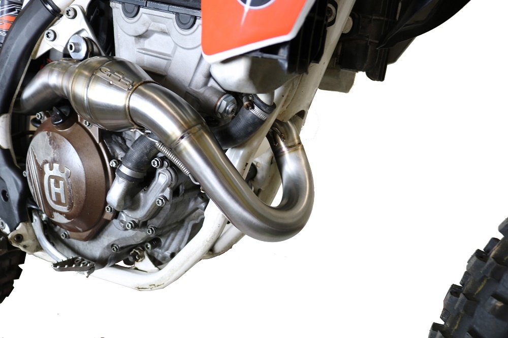 Scarico GPR compatibile con  Ktm SX-F 250 2019-2022, Pentacross Inox, Scarico completo racing, fornito con db killer estraibile e collettore, non legale per uso stradale