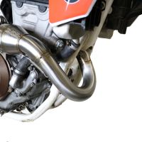 Scarico GPR compatibile con  Ktm SX-F 250 2019-2022, Pentacross Inox, Scarico completo racing, fornito con db killer estraibile e collettore, non legale per uso stradale