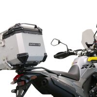 Top case GPR TECH compatible with  GPR TECH Top case in aluminum, silver color with specific plate included Top case in aluminum, silver color with specific plate included Capacity 35 LT.