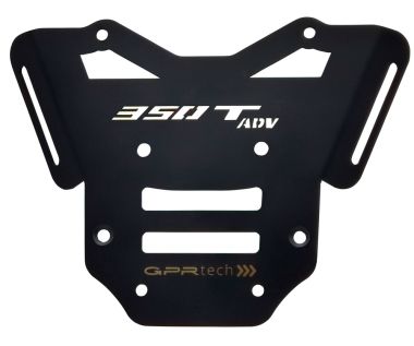 GPR TECH compatible with  GPR TECH Specific fitting plate Top Case ALPITECH 35 LT Specific fitting plate Top Case ALPITECH 35 LT compatible with original luggage rack,stainless steel made with 4 anchor points