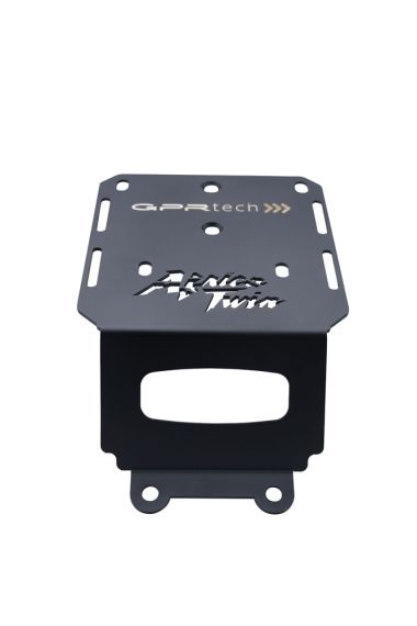 GPR TECH compatible with  GPR TECH SPECIFIC PLATE IN TITANIUM TOP CASE-ALPITECH 35/55 LT SPECIFIC PLATE IN TITANIUM TOP CASE-ALPITECH 35/55 LT compatible with original luggage rack,titanium made with 4 anchor points