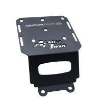 Top case GPR TECH compatible with  GPR TECH Top case in aluminum, black silver color with specific plate included Top case in aluminum, black silver color with specific plate included Capacity 55 LT.