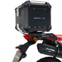 Top case GPR TECH compatible with  GPR TECH Top case in aluminum, black color including, roof rack and specific plate Top case in aluminum, black color including, roof rack and specific plate Capacity 45 LT.