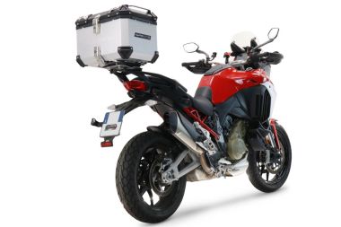 GPR TECH compatible with  GPR TECH Top case in aluminum, silver color with specific plate included Top case in aluminum, silver color with specific plate included Capacity 55 LT.